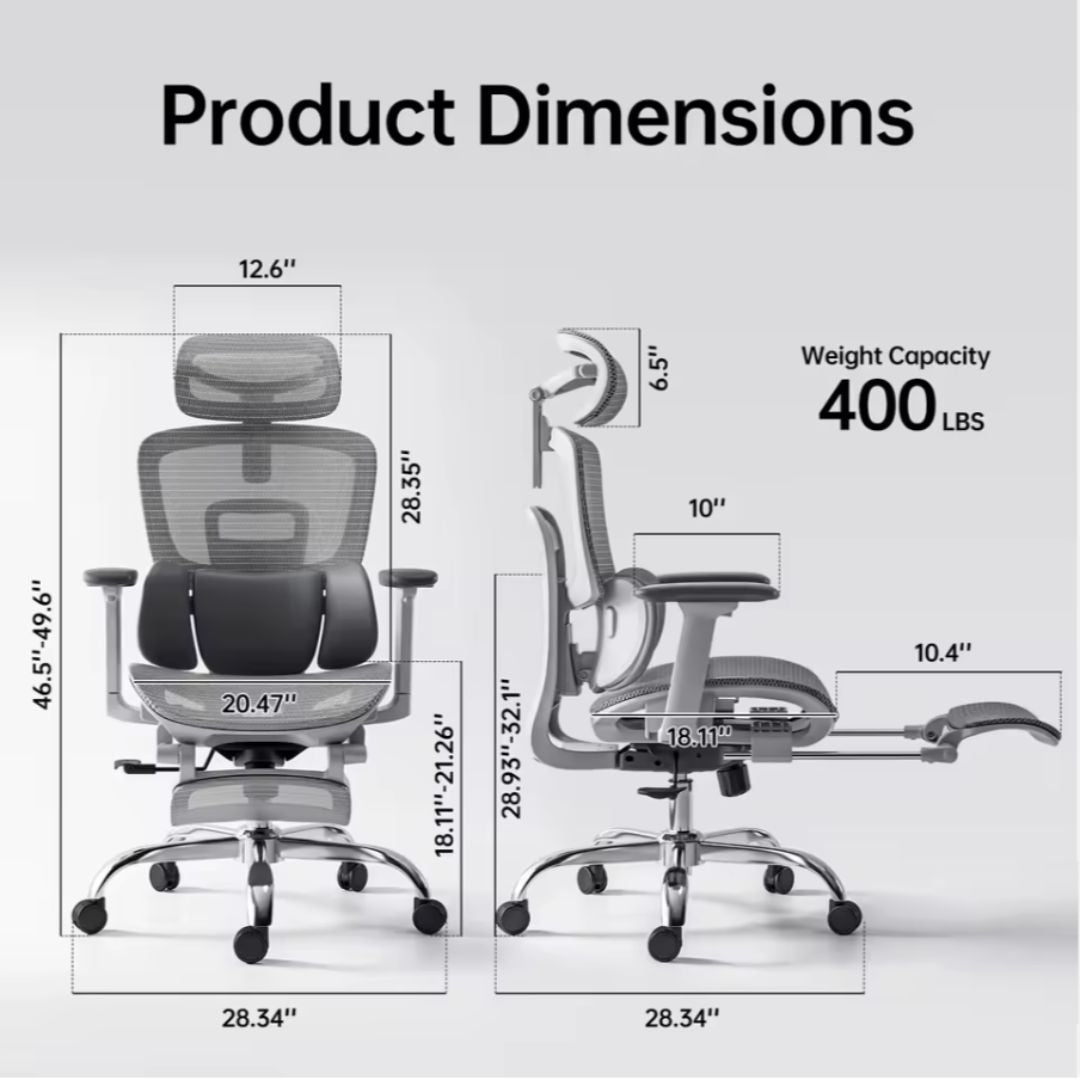 Safa Ergonomic Office Chair (Black)