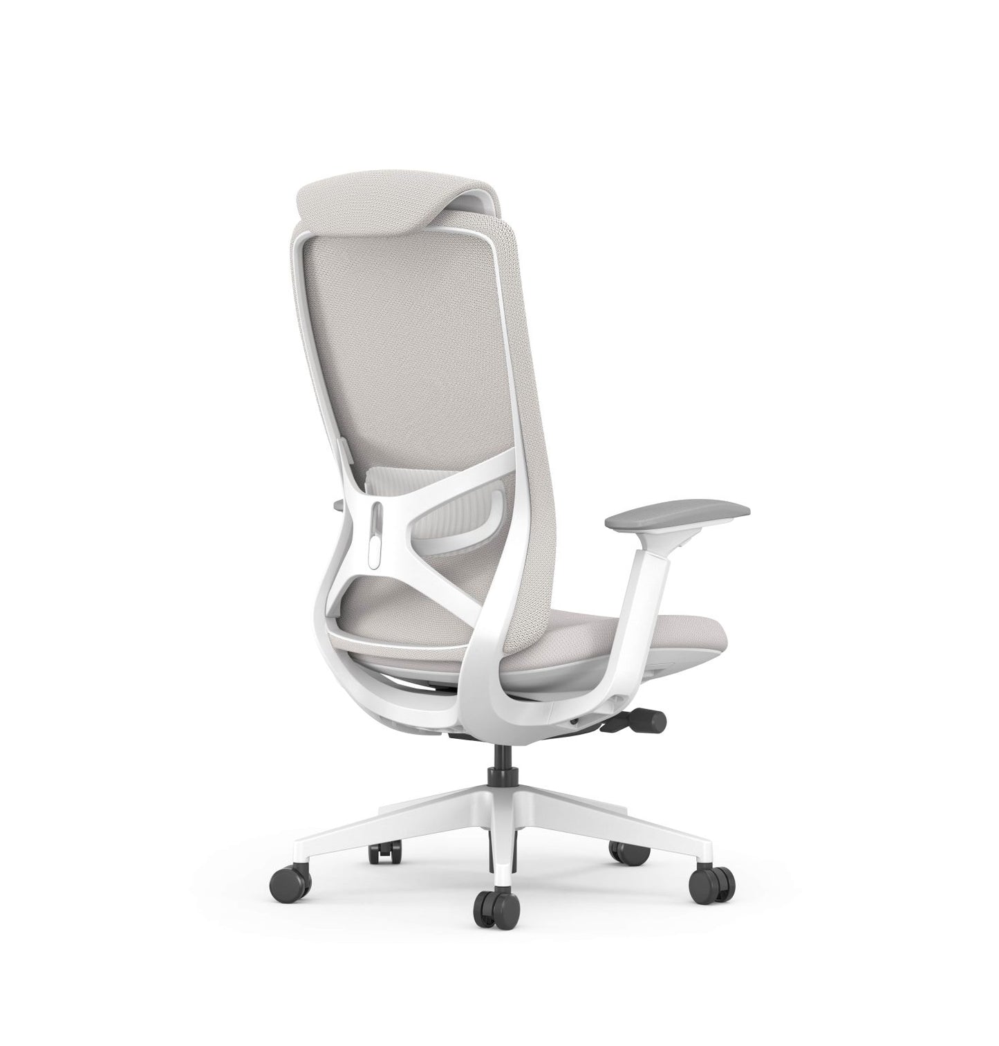 Raha Ergonomic Office Chair (White)