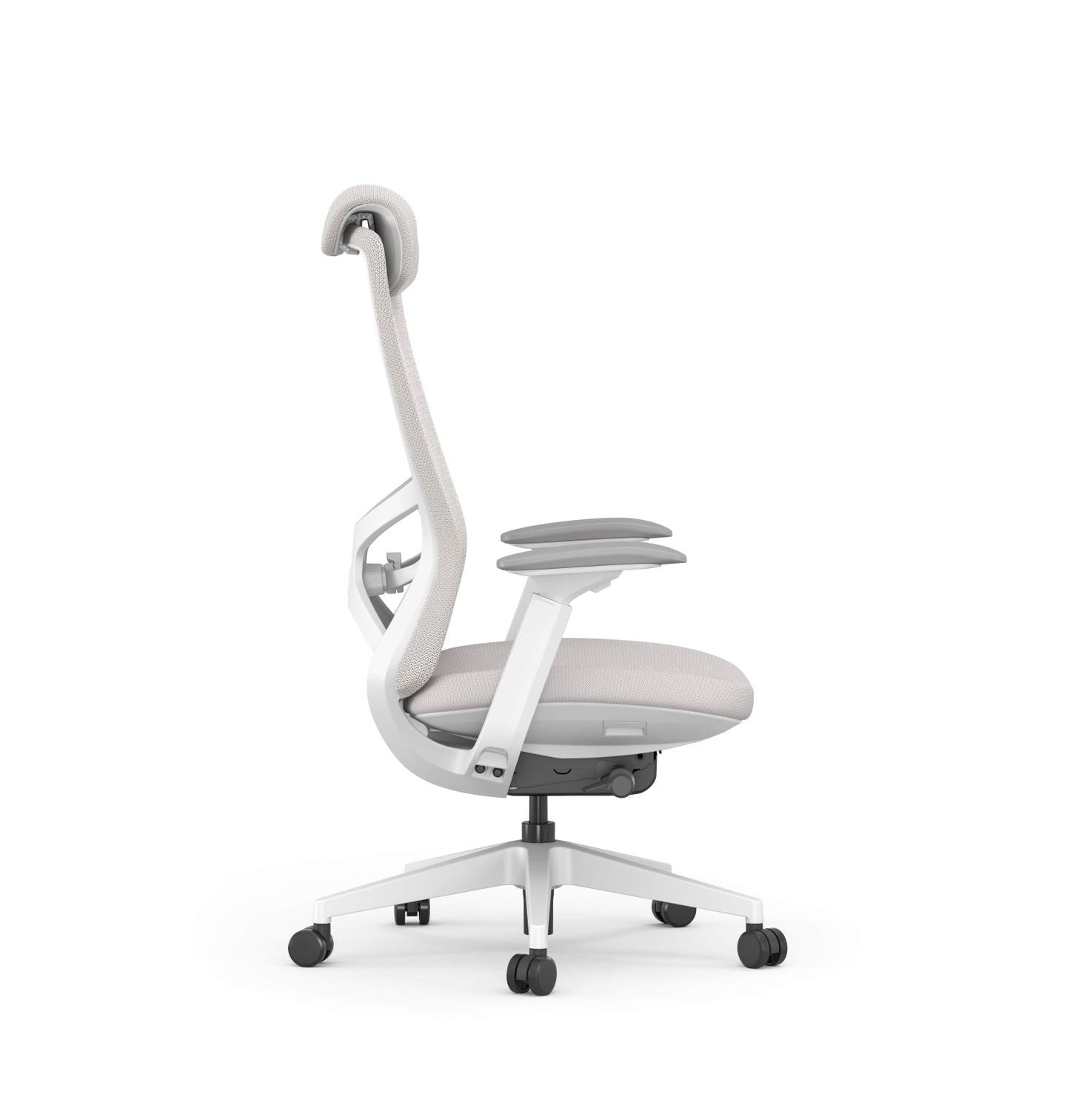 Raha Ergonomic Office Chair (White)